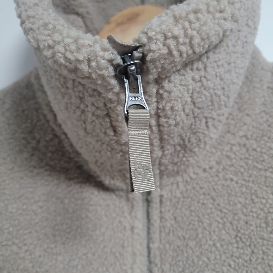 (95) NEPA 네파 뽀글이 여성 플리스 자켓 베이지 양털 후리스 상품이미지2