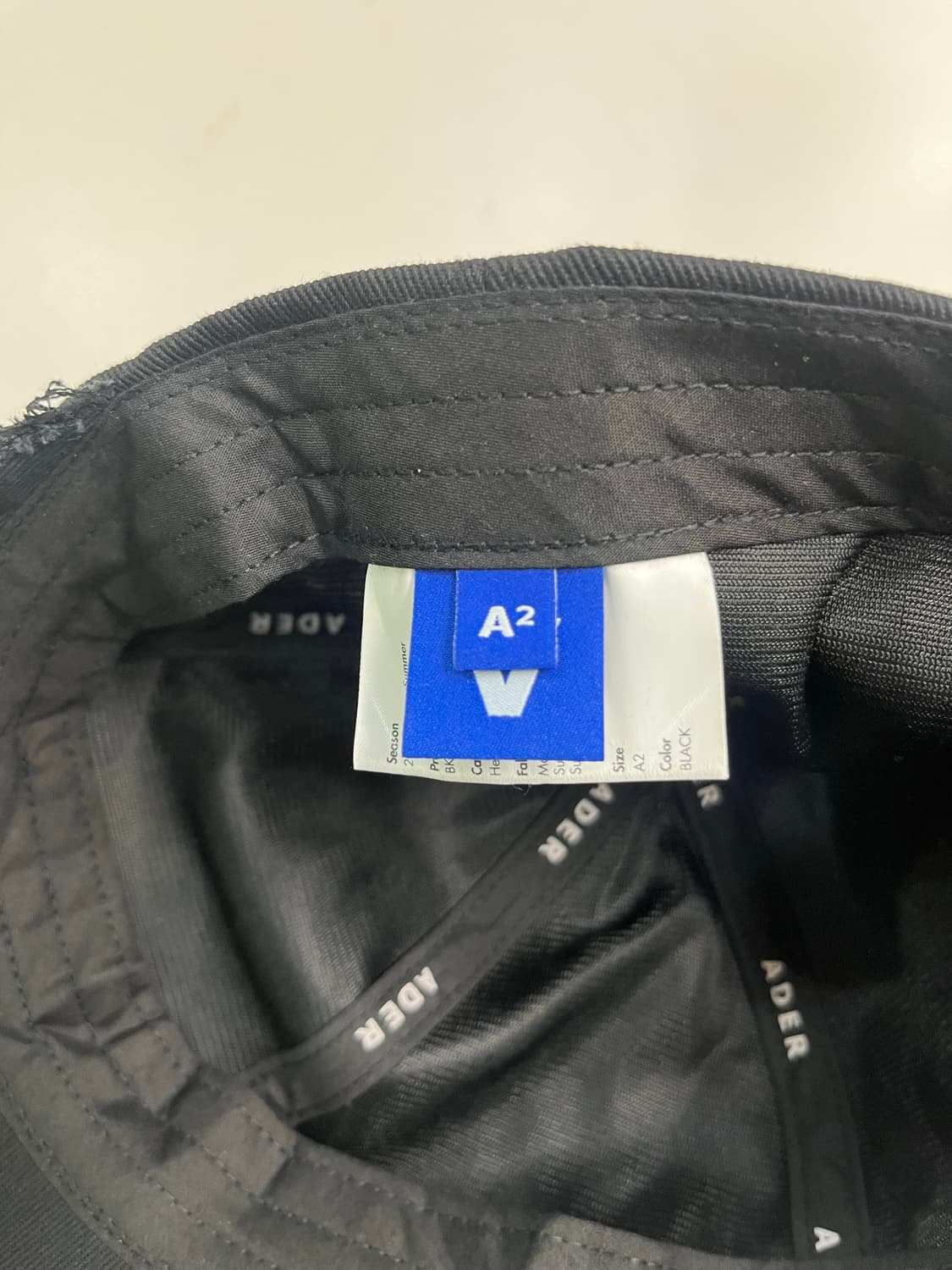 아더에러 덕트 테이프 로고 캡 느와르 상품이미지4