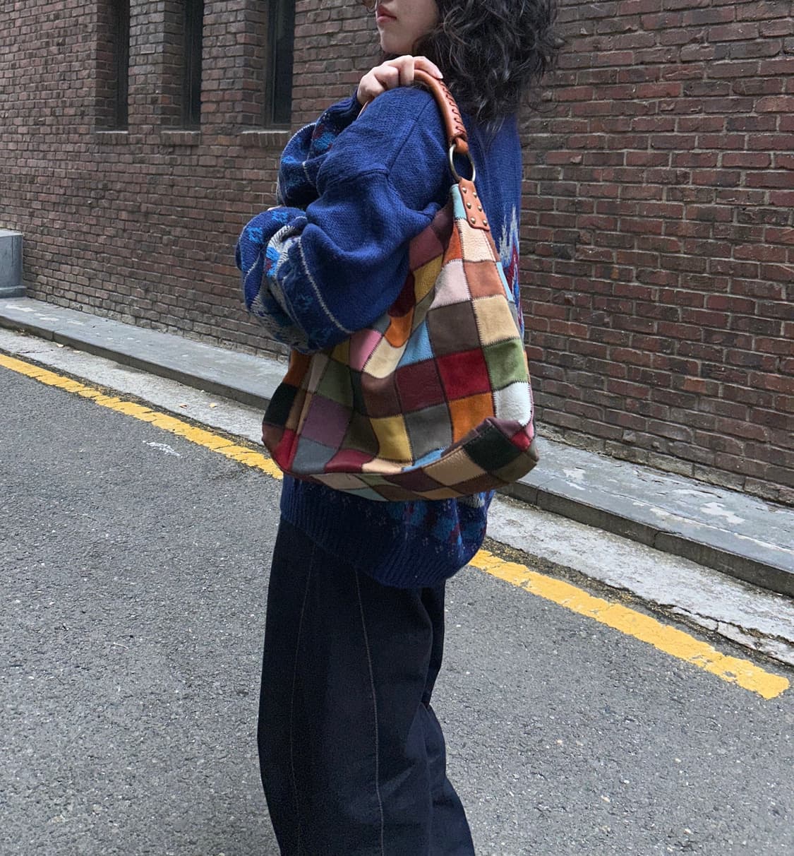 leather patch bag 상품이미지4