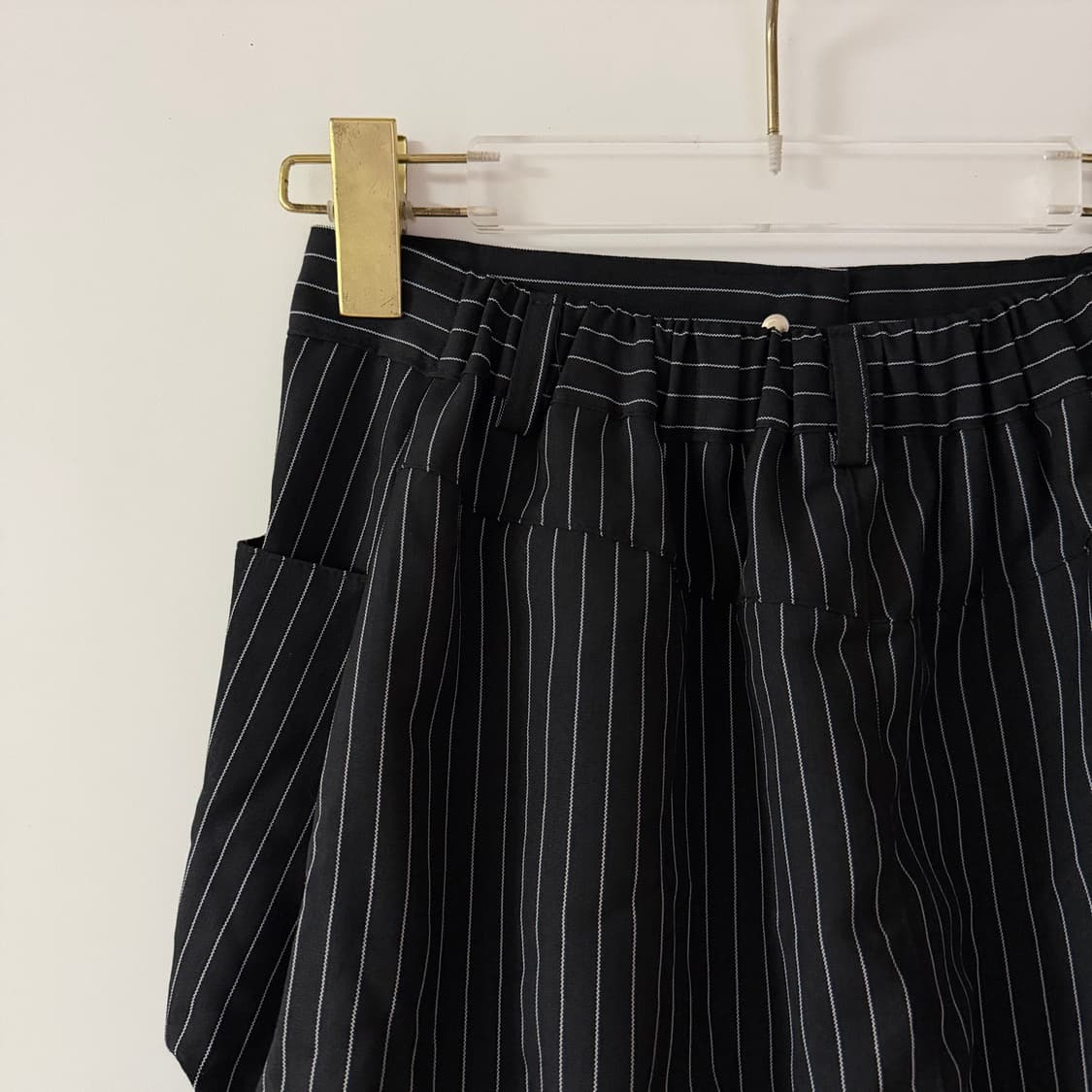 새상품 여자 스트라이프 치마바지 상품이미지3