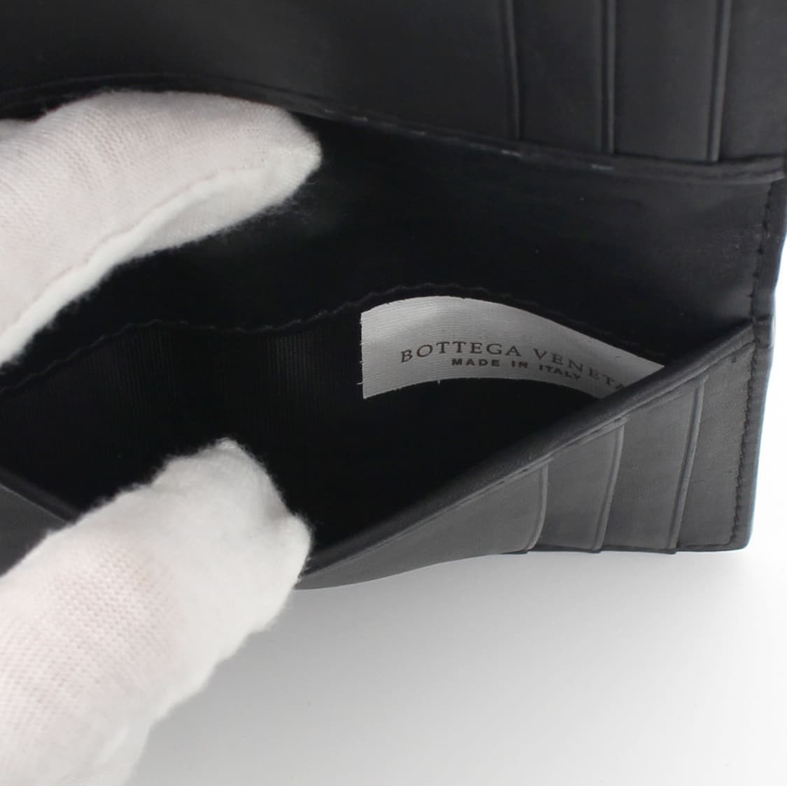 BOTTEGA VENETA 보테가 베네타 인트레치아토 블랙 카드 지갑  상품이미지9