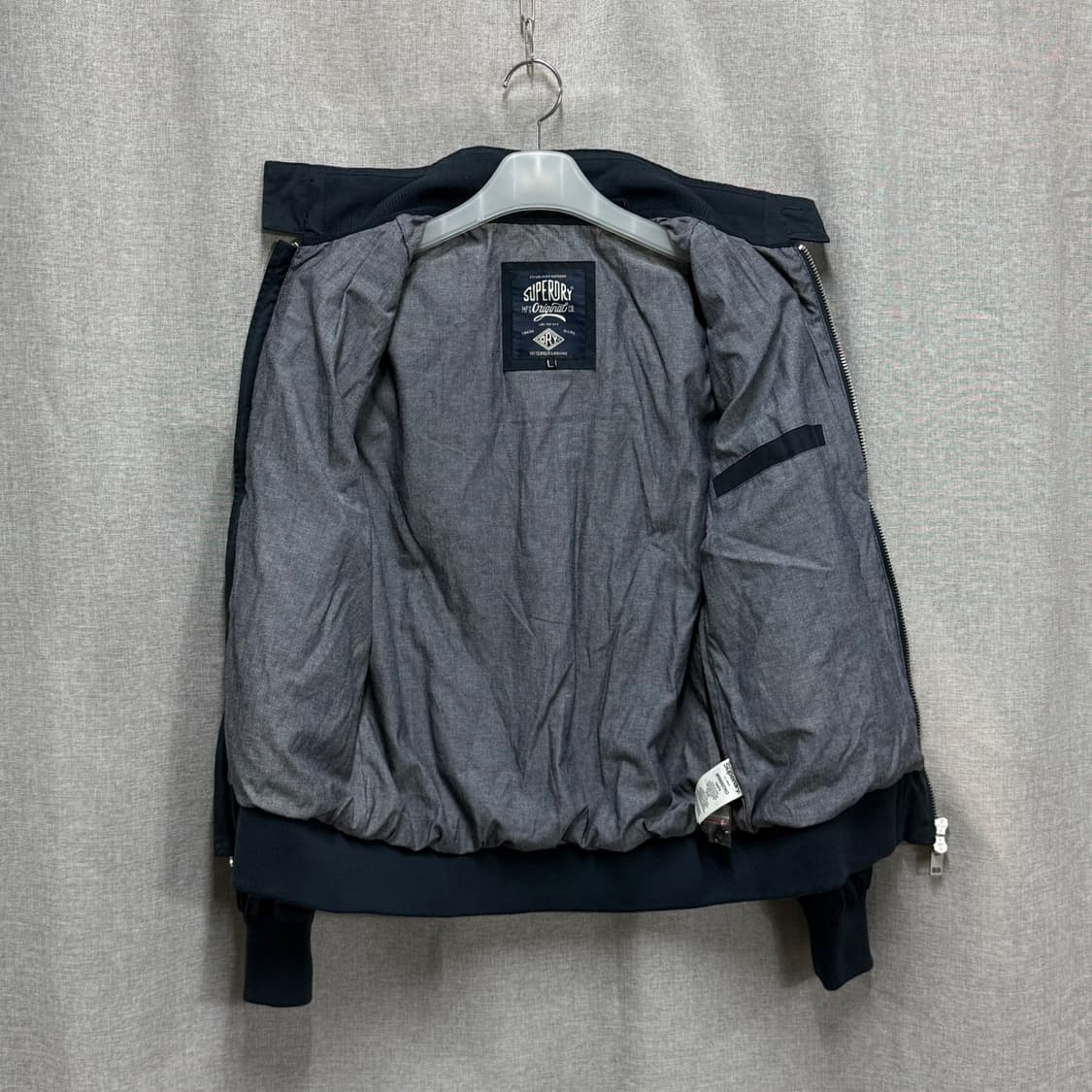 [L] 슈퍼드라이 superdry  블루종 해링턴 봄버 자켓 상품이미지5