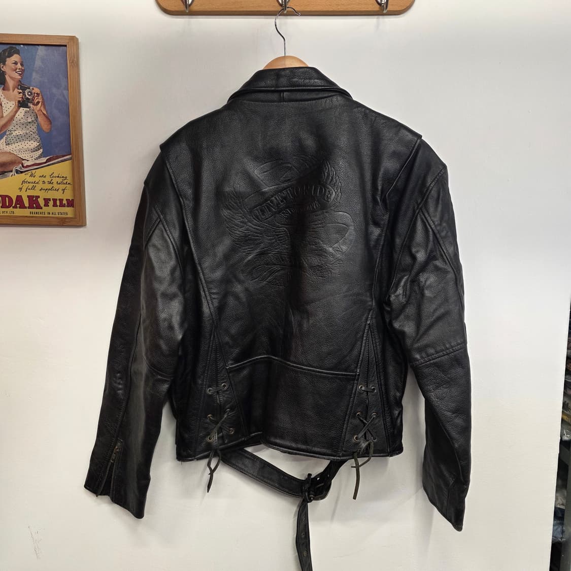 [XL]할리데이비슨 가죽 라이더 자켓 상품이미지8