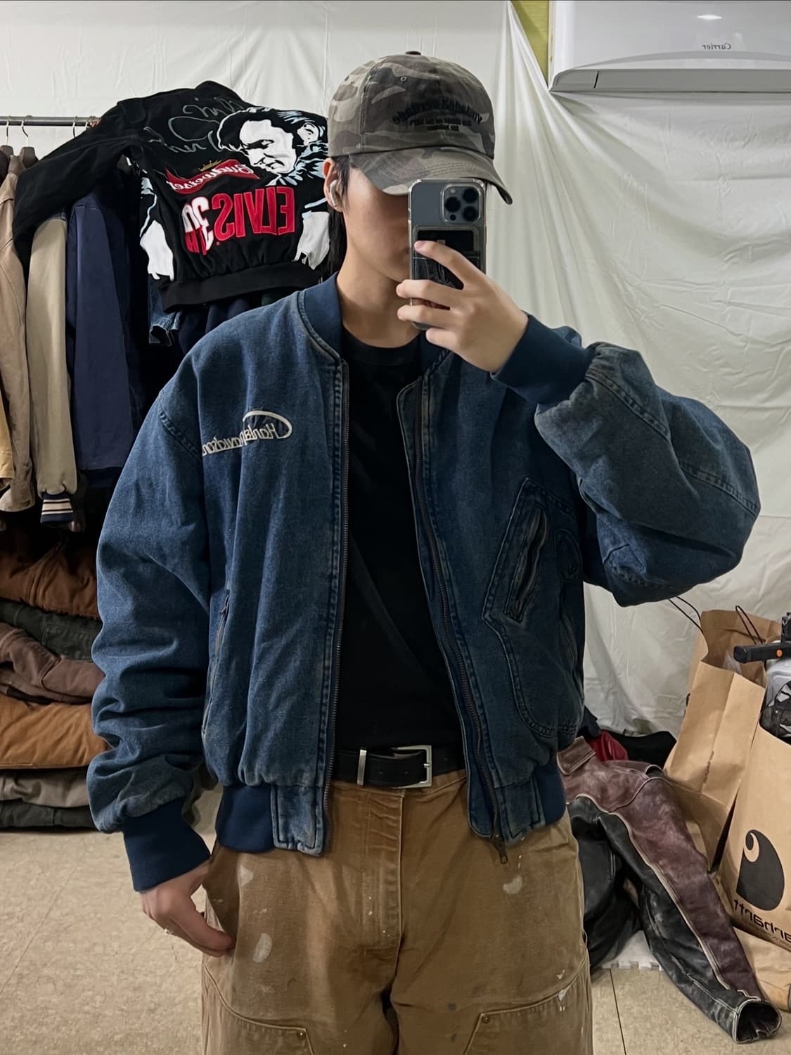 할리데이비슨 데님 블루종 자켓 상품이미지3