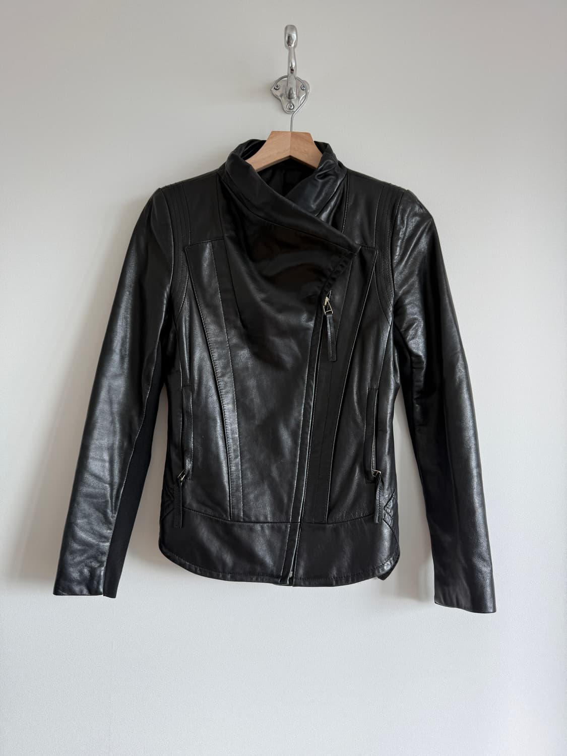 Pre owned 램스킨 레더 자켓 상품이미지2