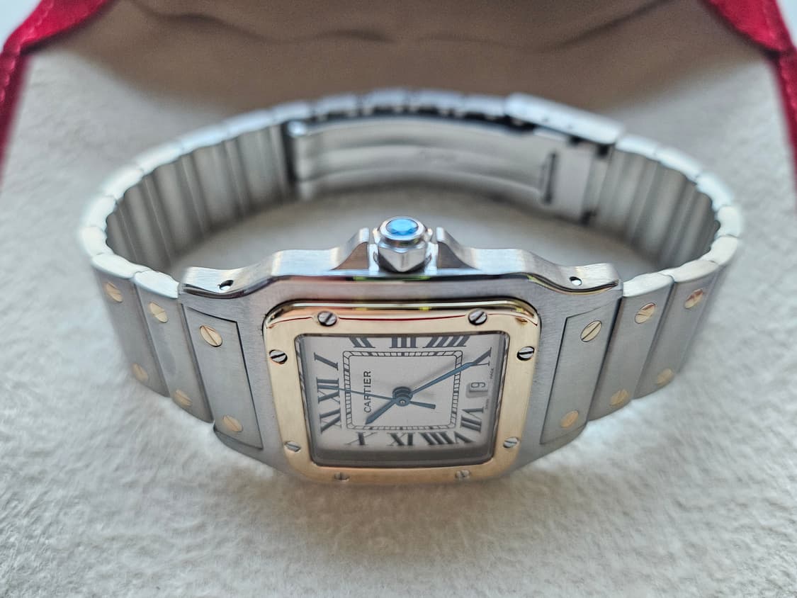 까르띠에 산토스 갈베 라지 18k콤비 쿼츠 상품이미지6