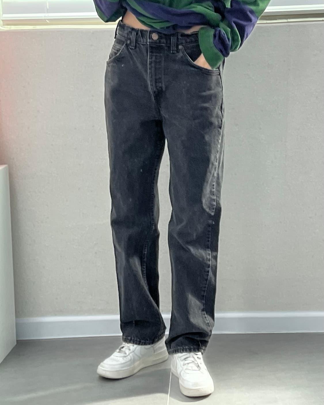 (허단38)리바이스 흑청 619 오렌지탭-M1846 상품이미지10