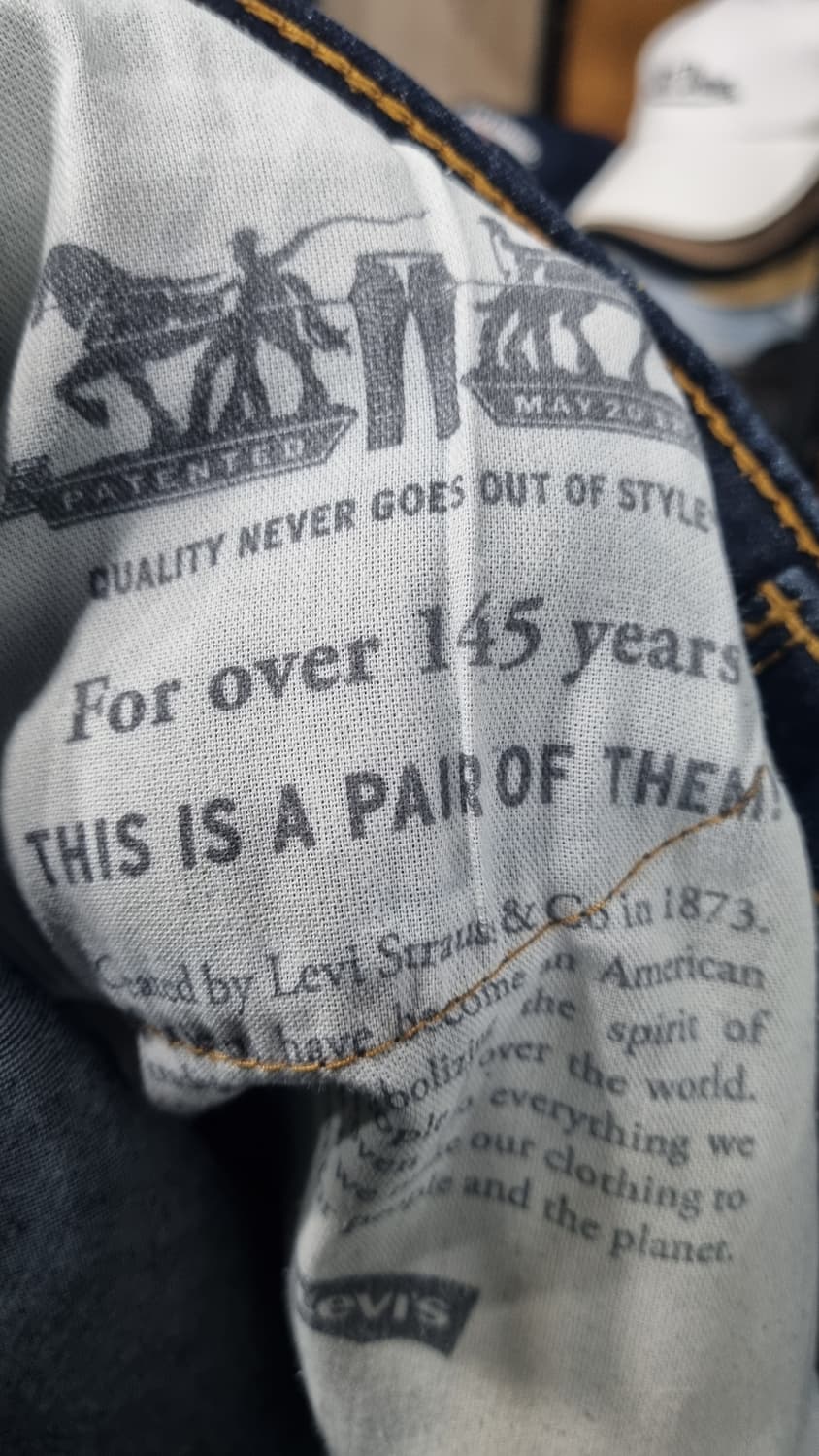 LEVIS TAPERED FIT(502) 남성용 데님팬츠 32~33 상품이미지6