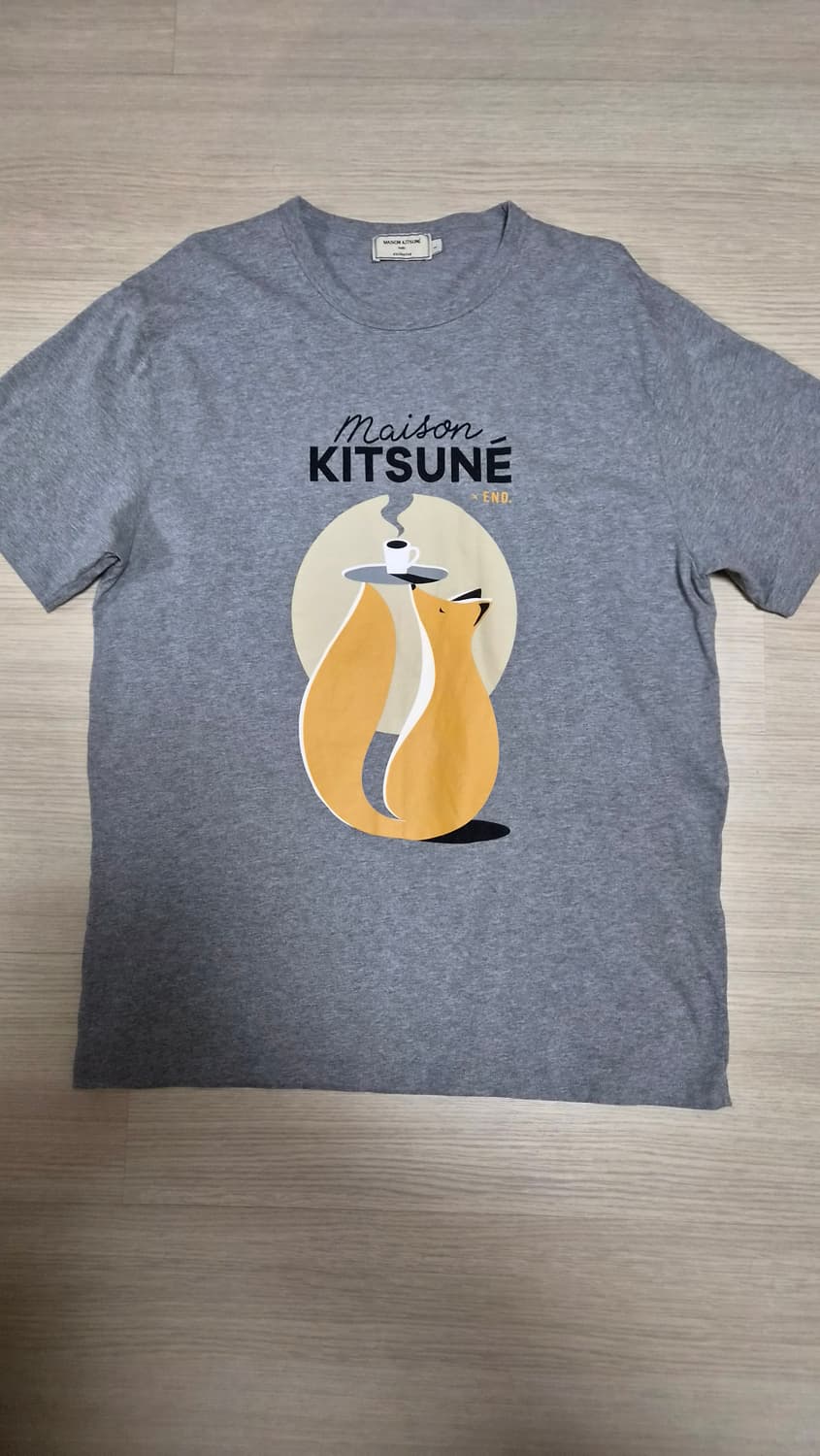 엔드클로딩 X 메종키츠네 카페 반팔티 상품이미지1