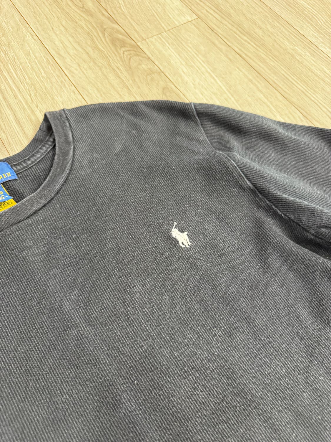 폴로 랄프로렌 엄성현 와플 니트 네이비 상품이미지2