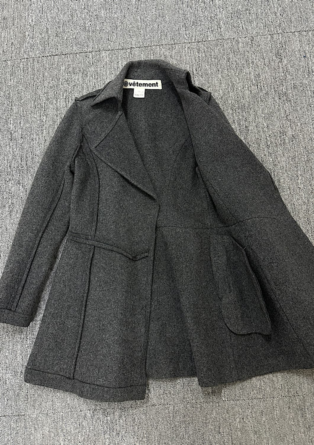 빈티지 모직 코트  상품이미지3