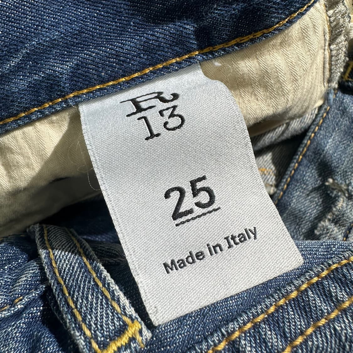 (매장판) R13 알써틴 디스트로이드 데님 팬츠 상품이미지7