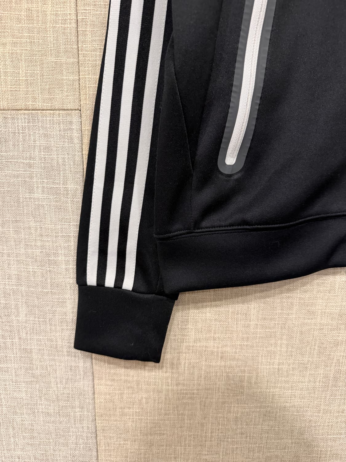 아디다스 삼선 트랙탑 블랙 져지 집업 100 (W) 상품이미지3