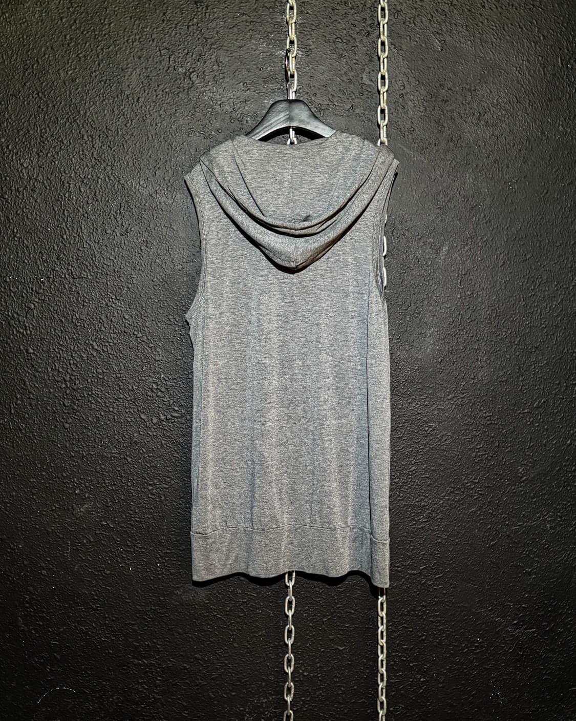Sleeveless Hood Zip-up Vest   상품이미지6
