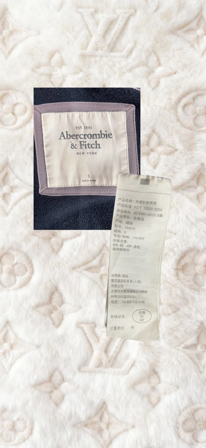 Y2k Abercrombie 아베크롬비 클래식 네이비 후드 팬츠 셋업 S 상품이미지9