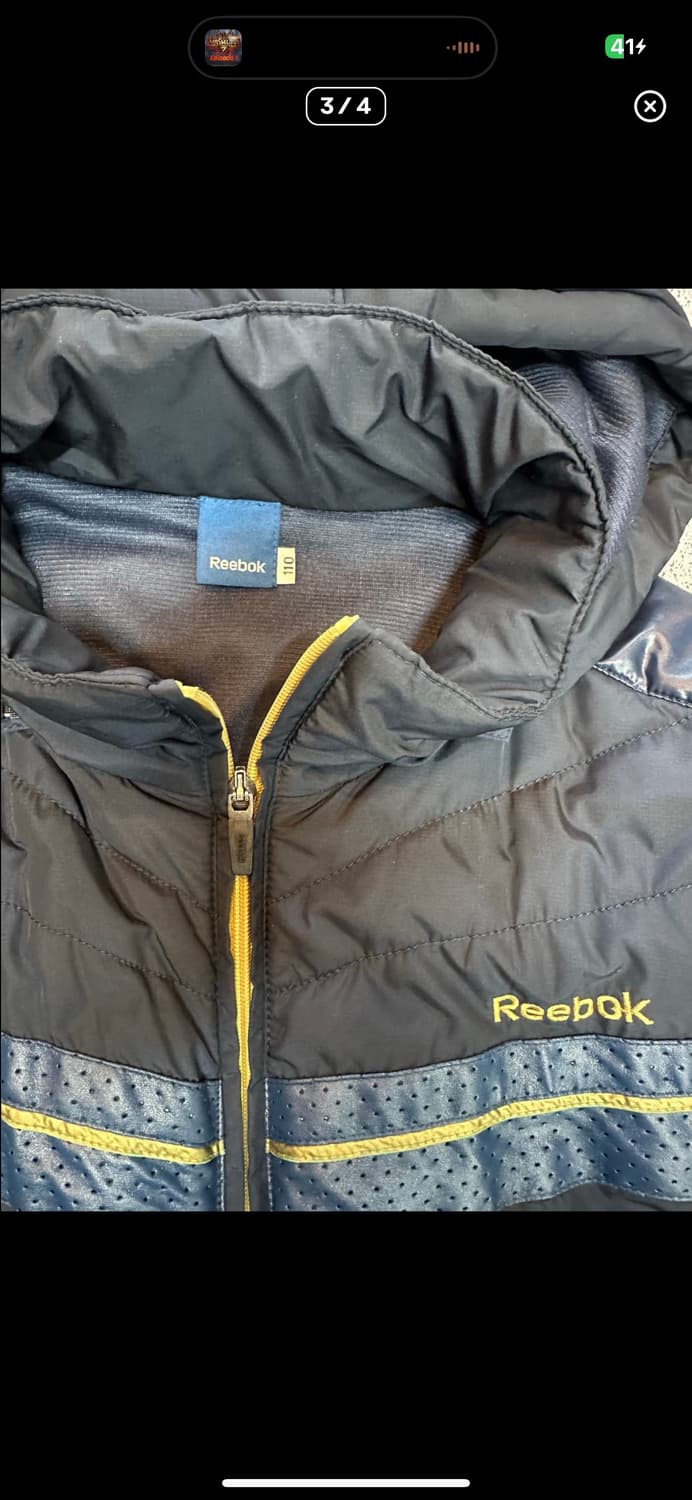  (바배) 리복 올드스쿨 후드 패딩 상품이미지3