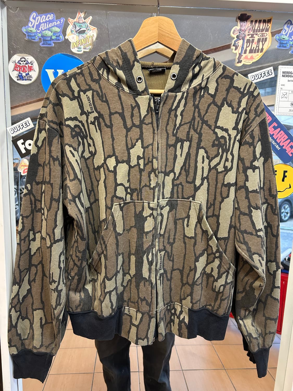 80,90‘s Trebark 리얼트리 후드집업 상품이미지1