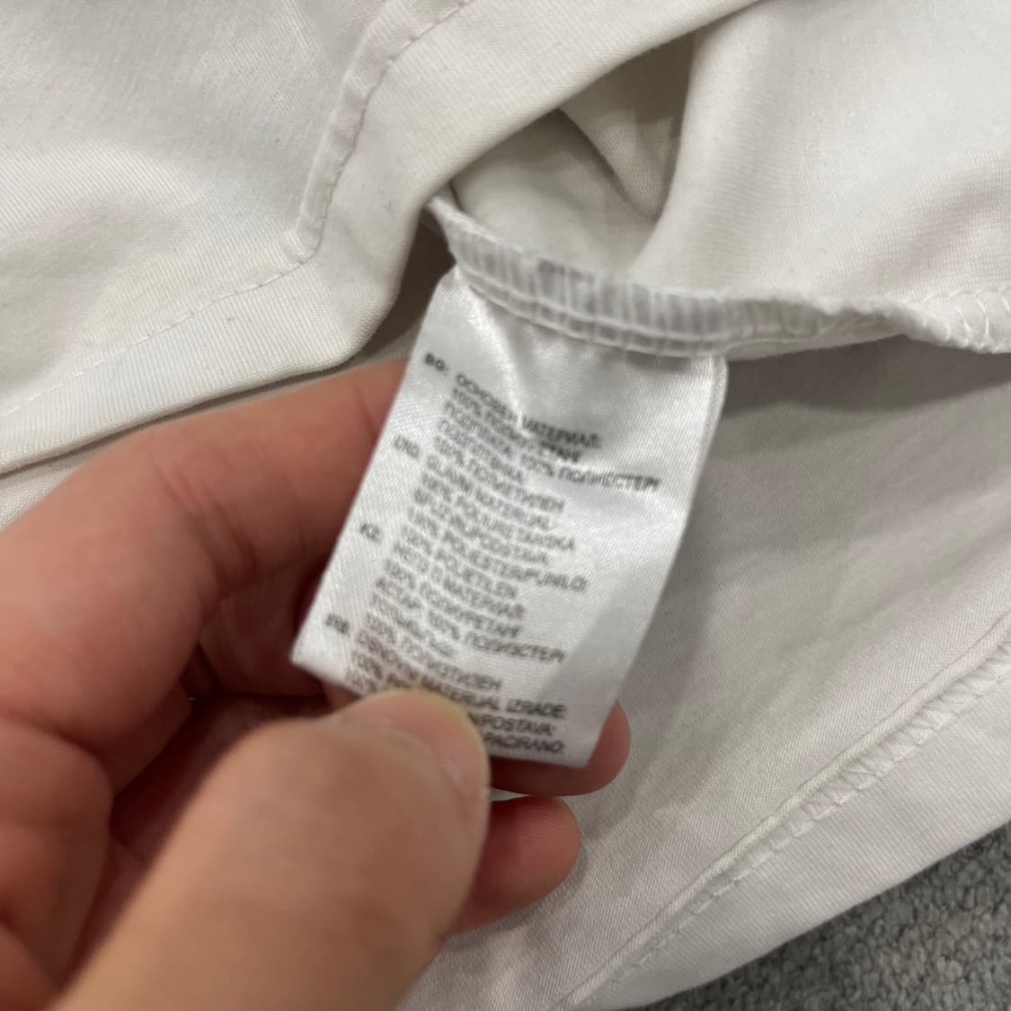 3XL 나이키 화이트 반팔 티셔츠 상품이미지5