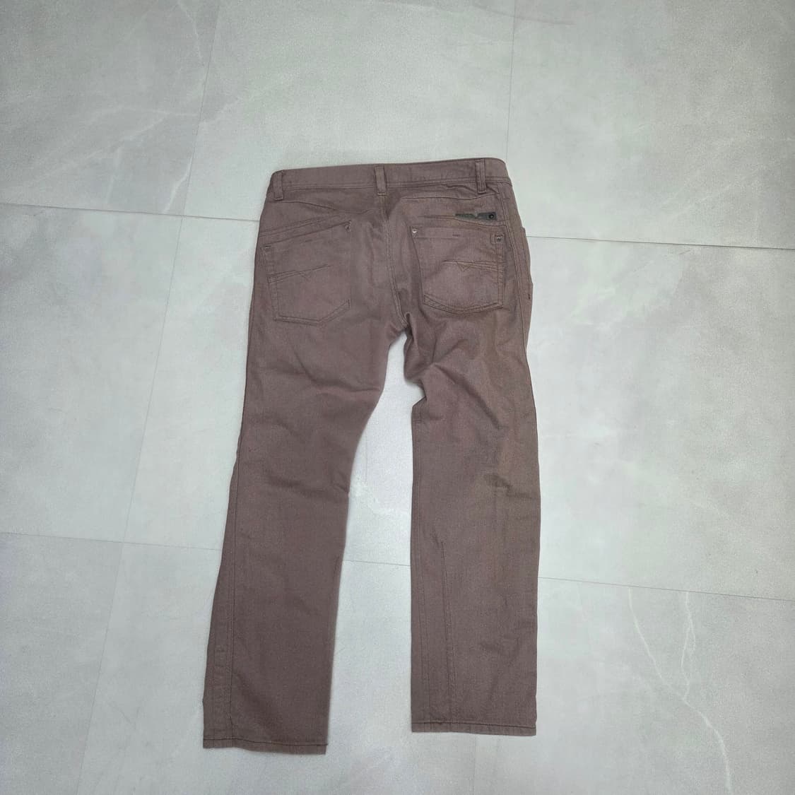 디젤 자타니 마론 색 팬츠 34×32 상품이미지2