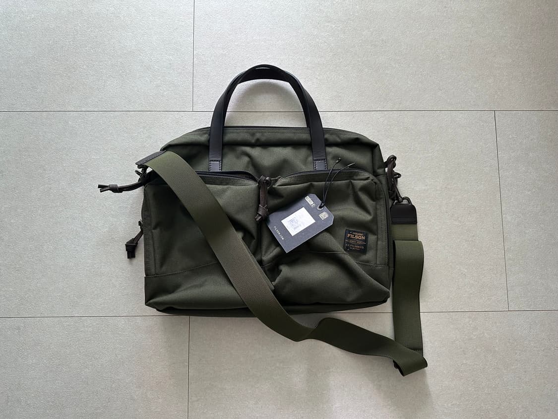 필슨 878 드라이든 브리프케이스 오터그린 상품이미지1