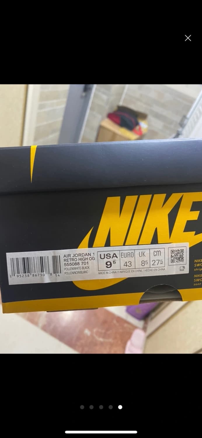 조던1 폴른 275사이즈 상품이미지4