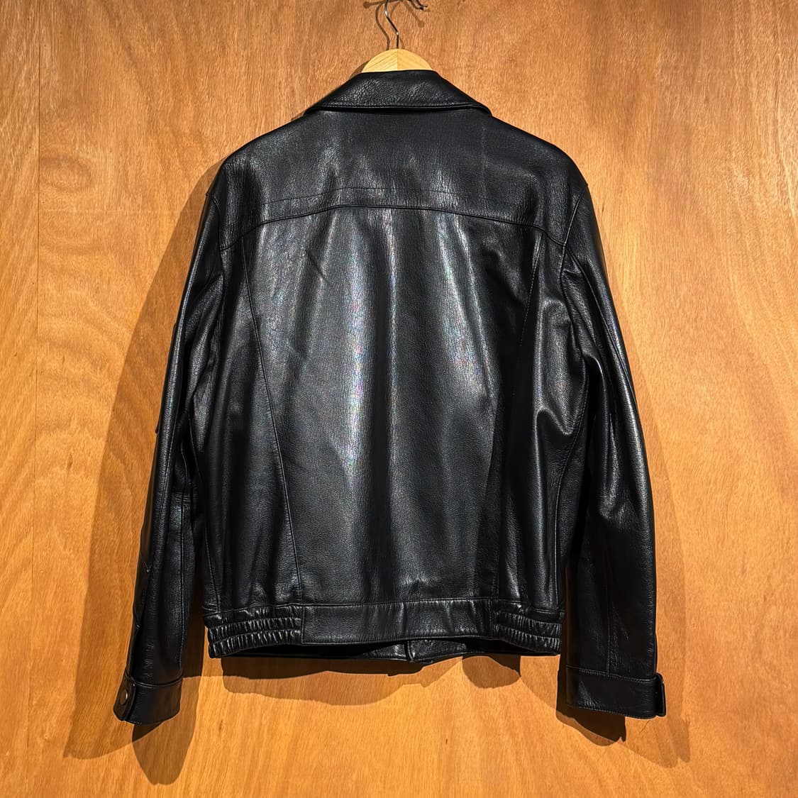 램스킨 플라이트 봄버 자켓 L 양가쥭 상품이미지5