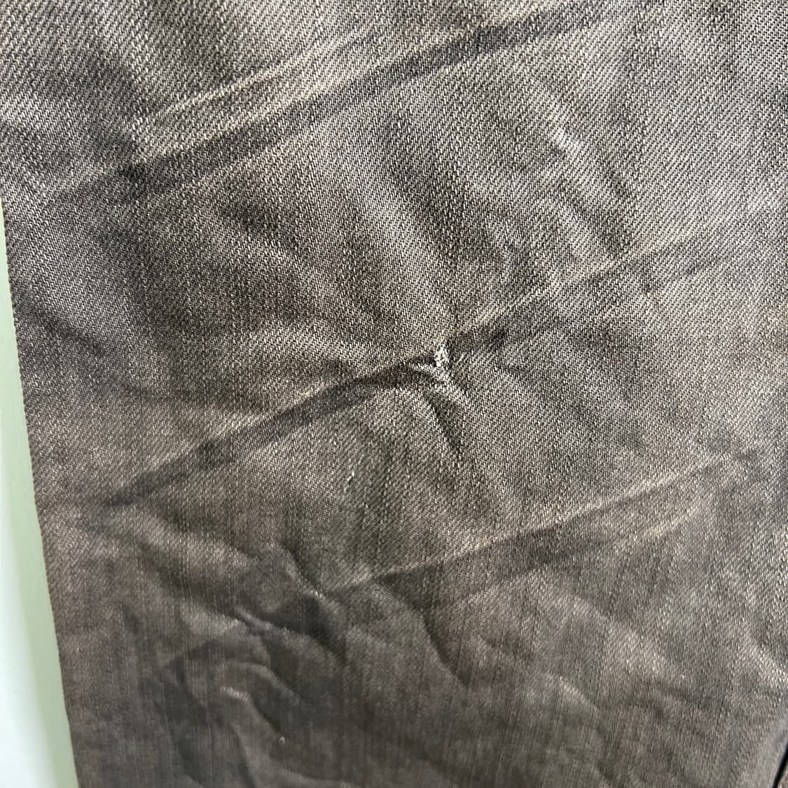 REGIEVO 레지에보 브라운 워싱 체인 데님 팬츠 31 상품이미지9