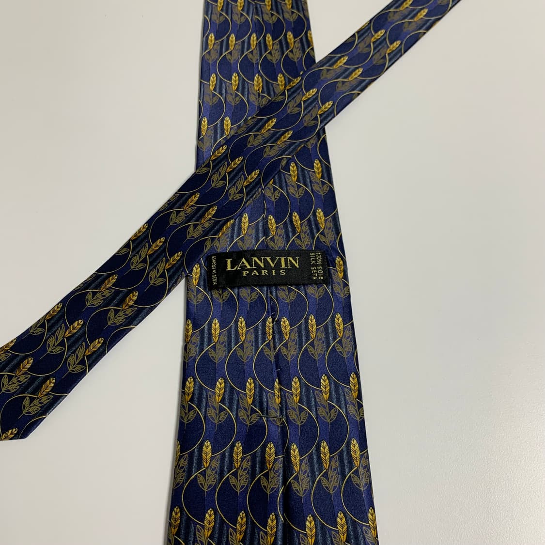 랑방(LANVIN) 기하학적패턴 클래식 명품넥타이 100실크 9.1cm 상품이미지5