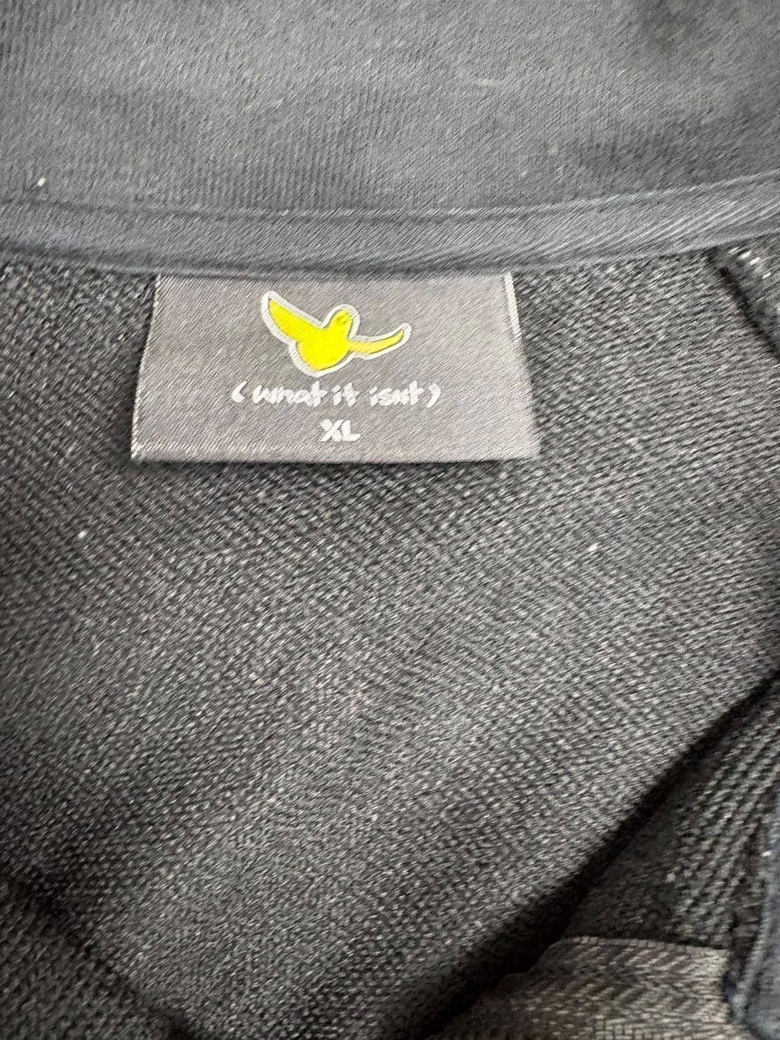 와릿이즌 집업 맨투맨 블랙 상품이미지6