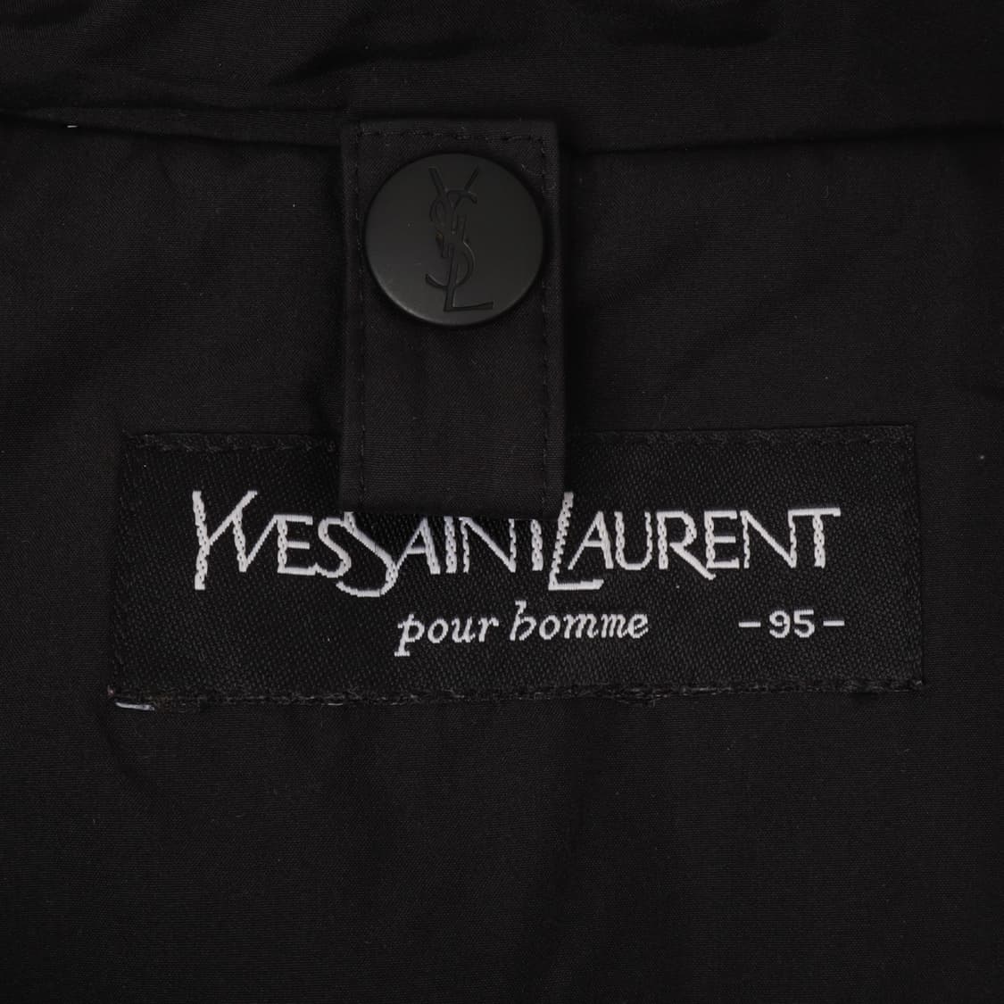 입생로랑 ysl로고 블랙 폴리쉘 점퍼 자켓 상품이미지8