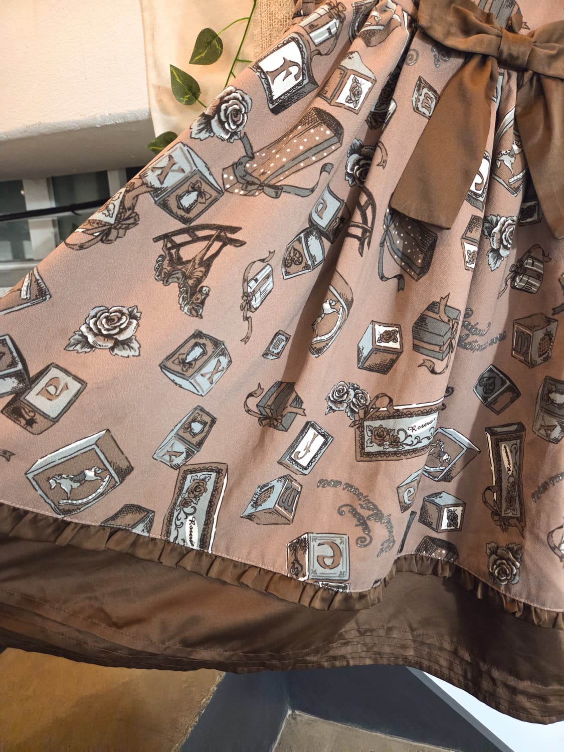 axes femme 초코밀크티 원피스 상품이미지4