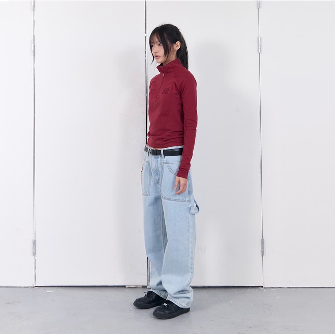 플라스틱 프로덕트 페인터 데님 팬츠(M) 상품이미지2