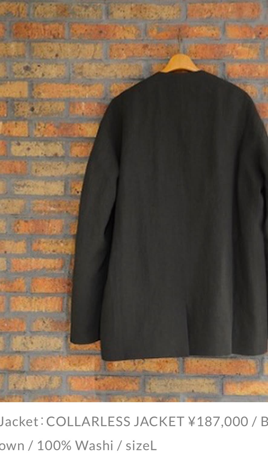 Cristaseya 카라리스 자켓 L 블랙 상품이미지5