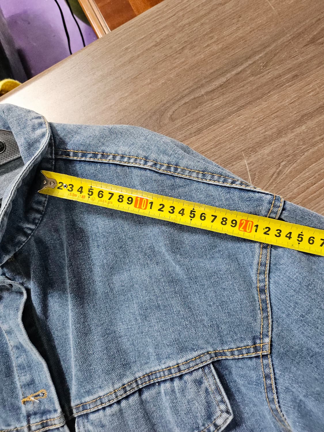 레이스 데님 청자켓 L 상품이미지4
