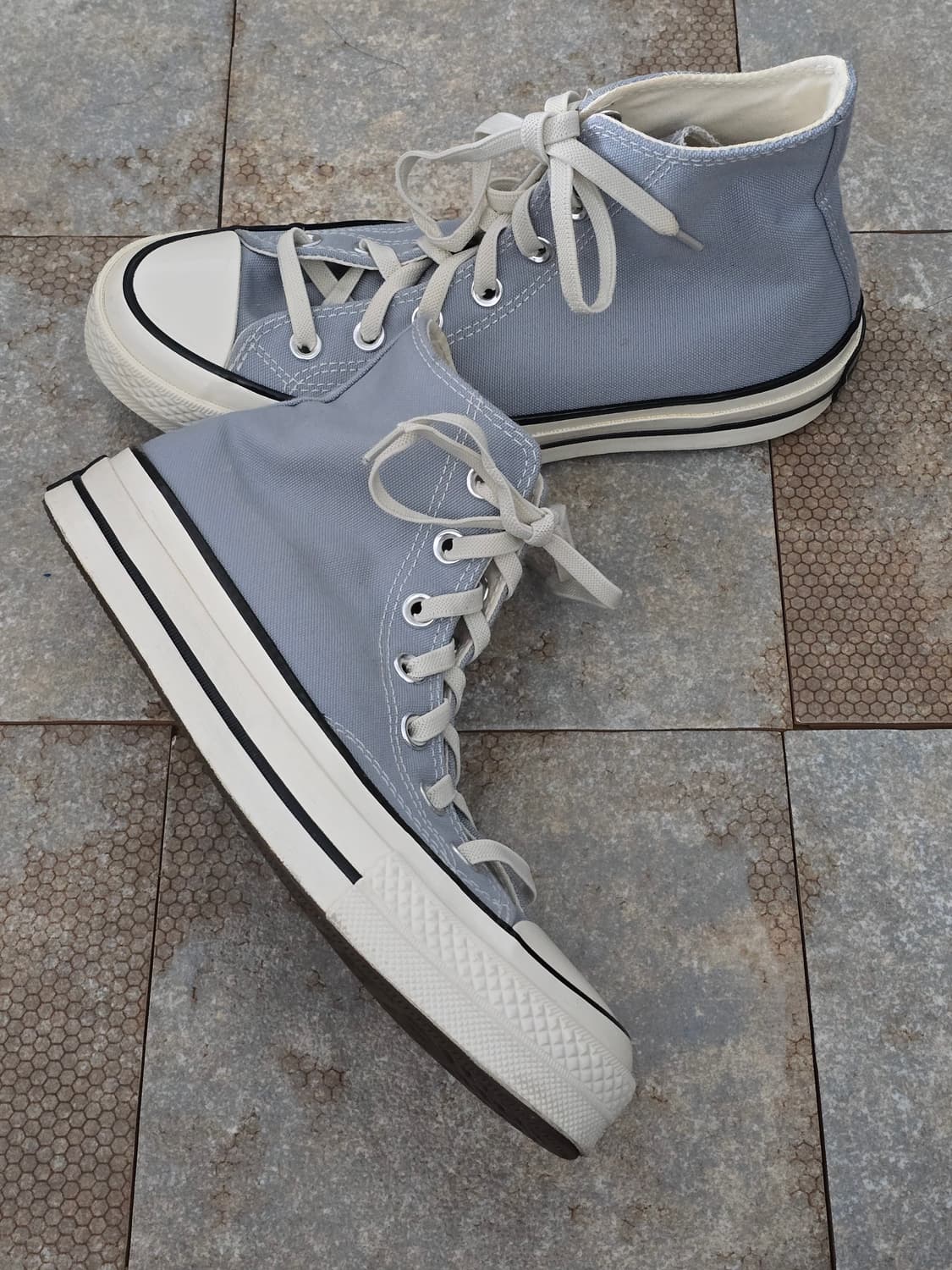 (245)컨버스 척 70 빈티지 캔버스 울프 그레이 하이  상품이미지8