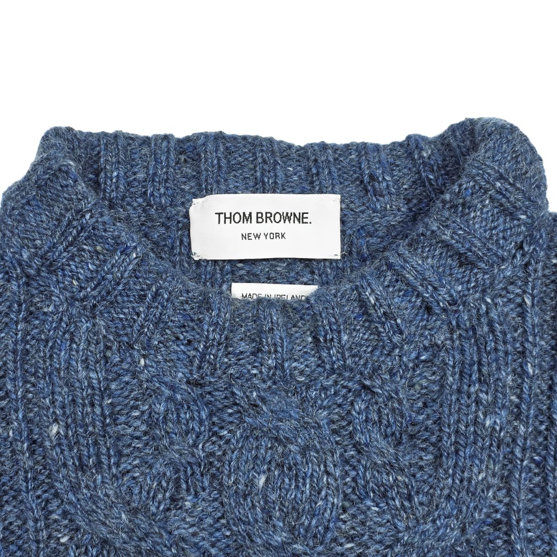 톰브라운 4바 모헤어 아란 케이블 니트 상품이미지5