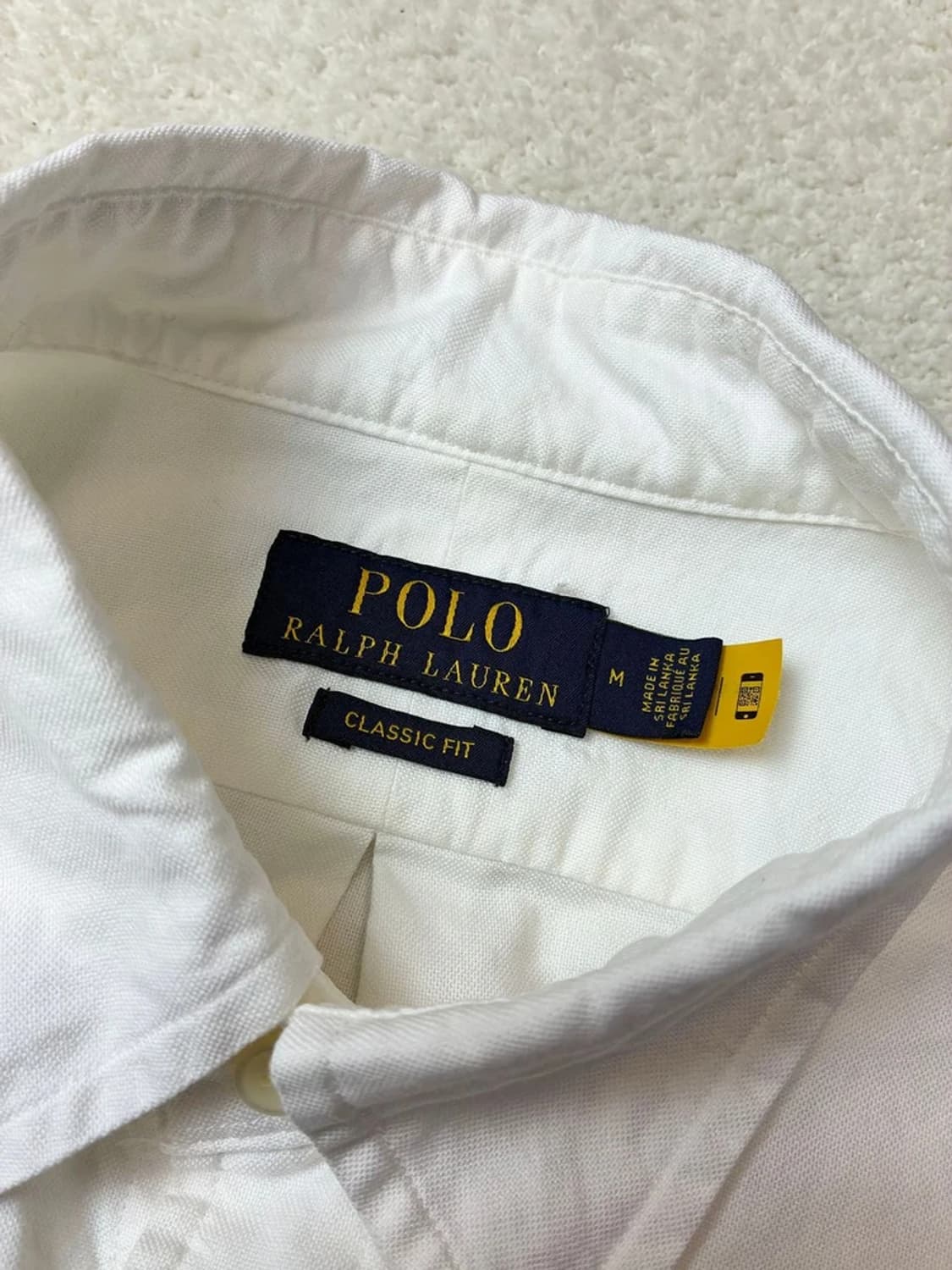 폴로 랄프로렌 옥스포드 자수 로고 화이트 셔츠 PN5818 상품이미지7