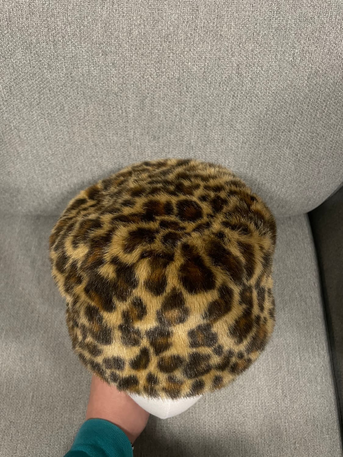 Grace Hats 레오파드 퍼 버킷 상품이미지4