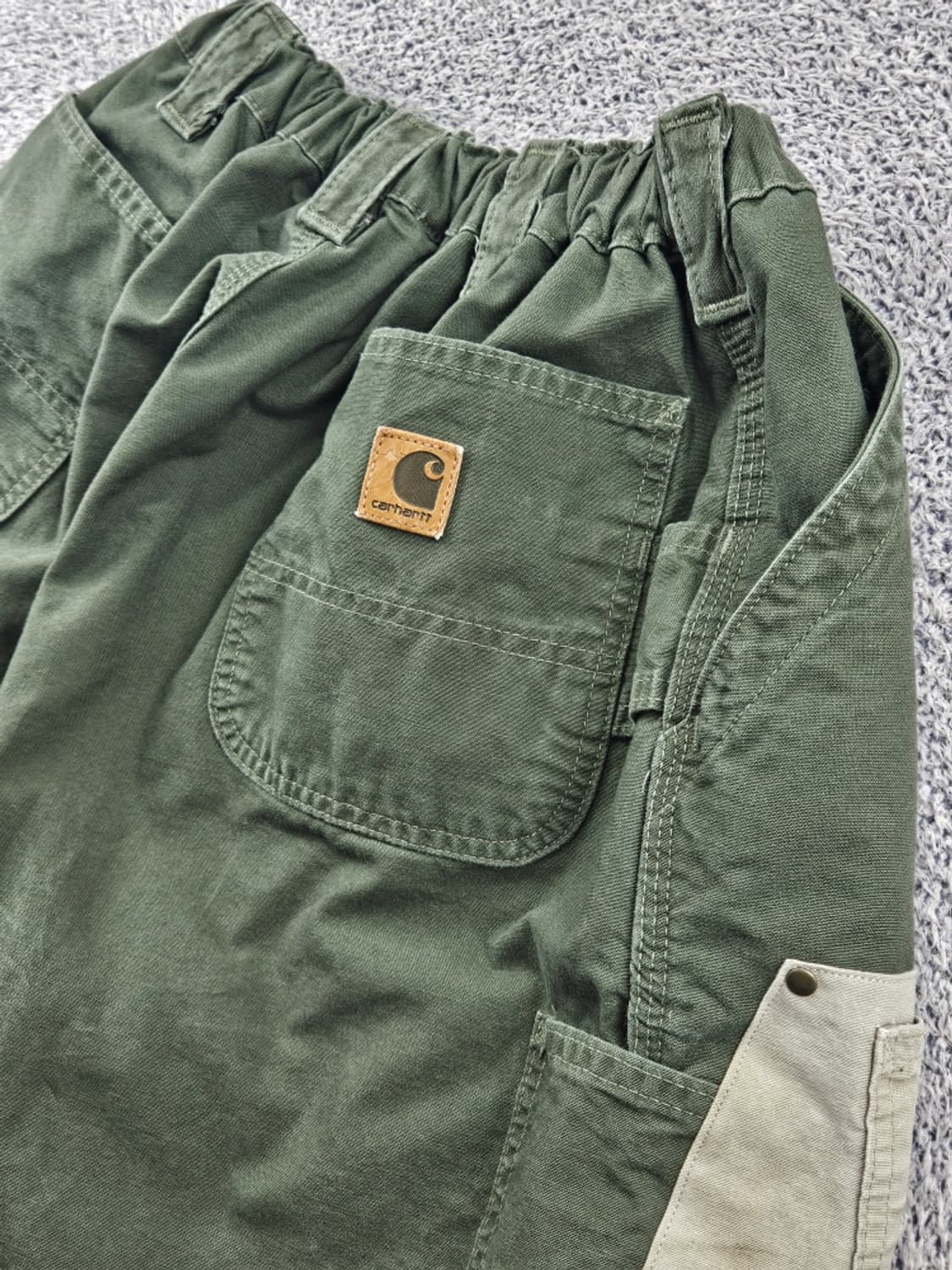 칼하트 밴딩 더블니 커스텀 워크 카펜터 반바지 ( 44" )/ 11493 상품이미지8