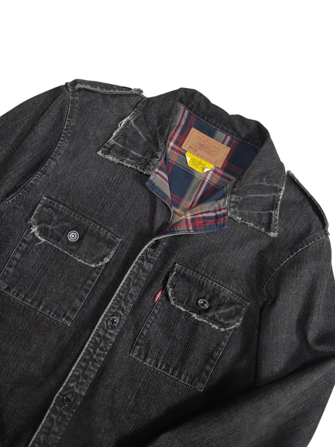 리바이스 60510 흑청 데님 자켓 L 상품이미지1