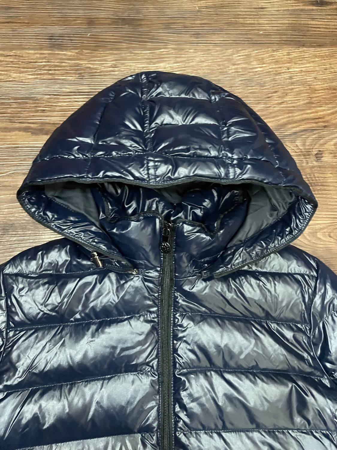 피레넥스 디바인 샤이니 덕다운 패딩 자켓 네이비 상품이미지2