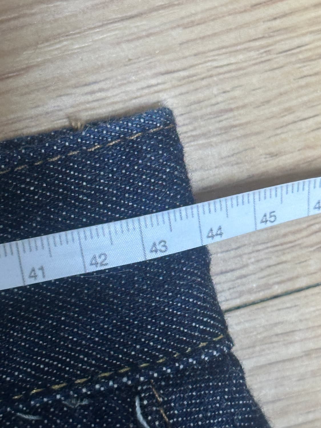 Selvedge Relaxed Denim Pants Dark Indigo 상품이미지2