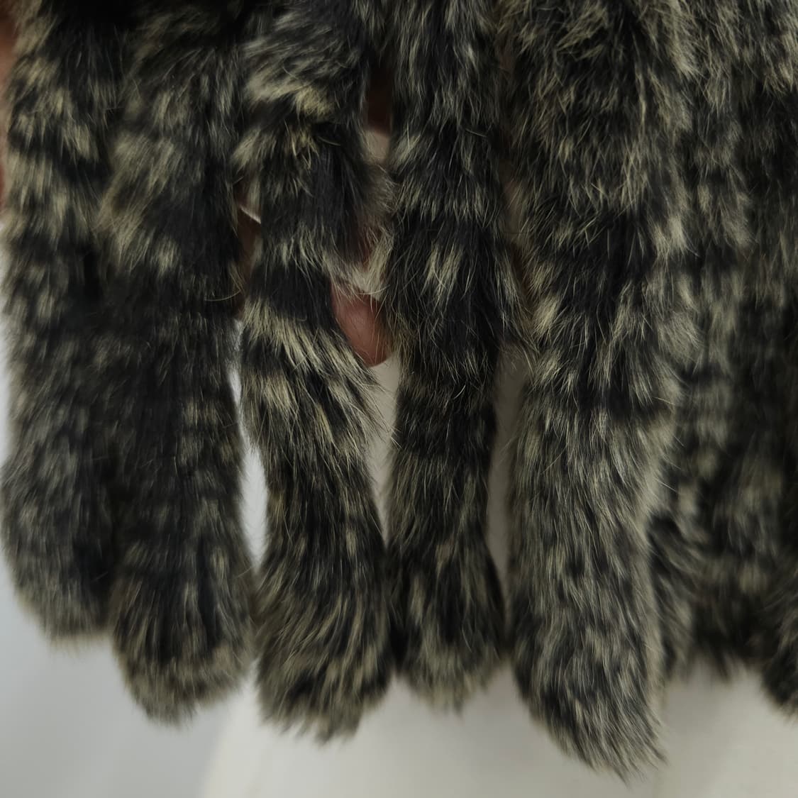 렉스 래빗퍼 니팅 롱 머플러 상품이미지6