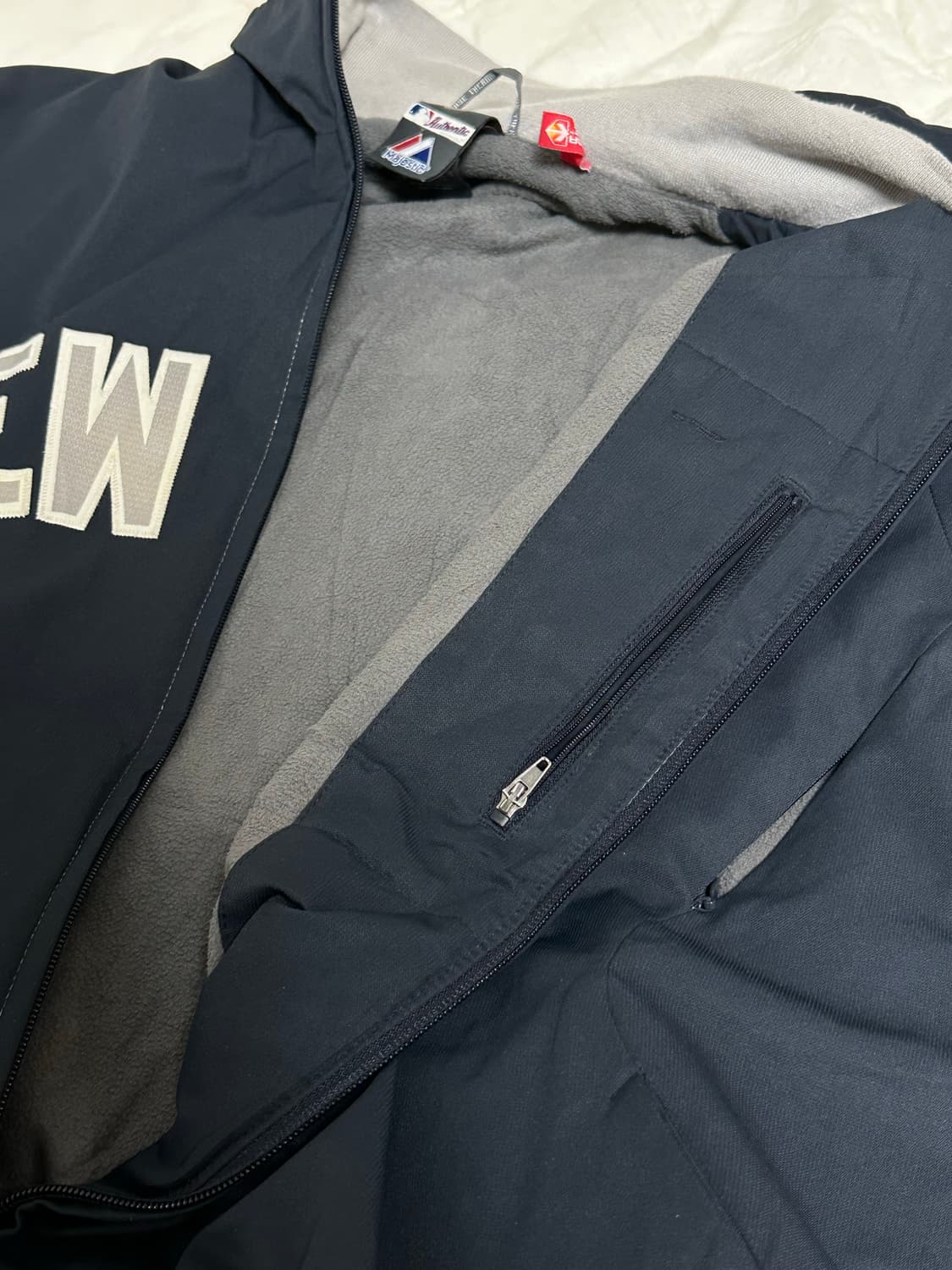 마제스틱 뉴욕양키즈 스타디움 점퍼 라지  베이스볼점퍼 야구 상품이미지10