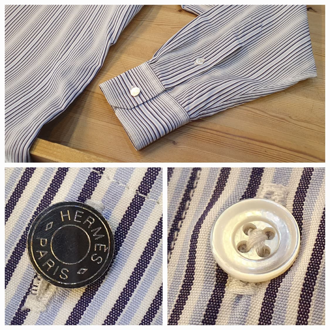 105.에르메스 스트라이프 셔츠 상품이미지7