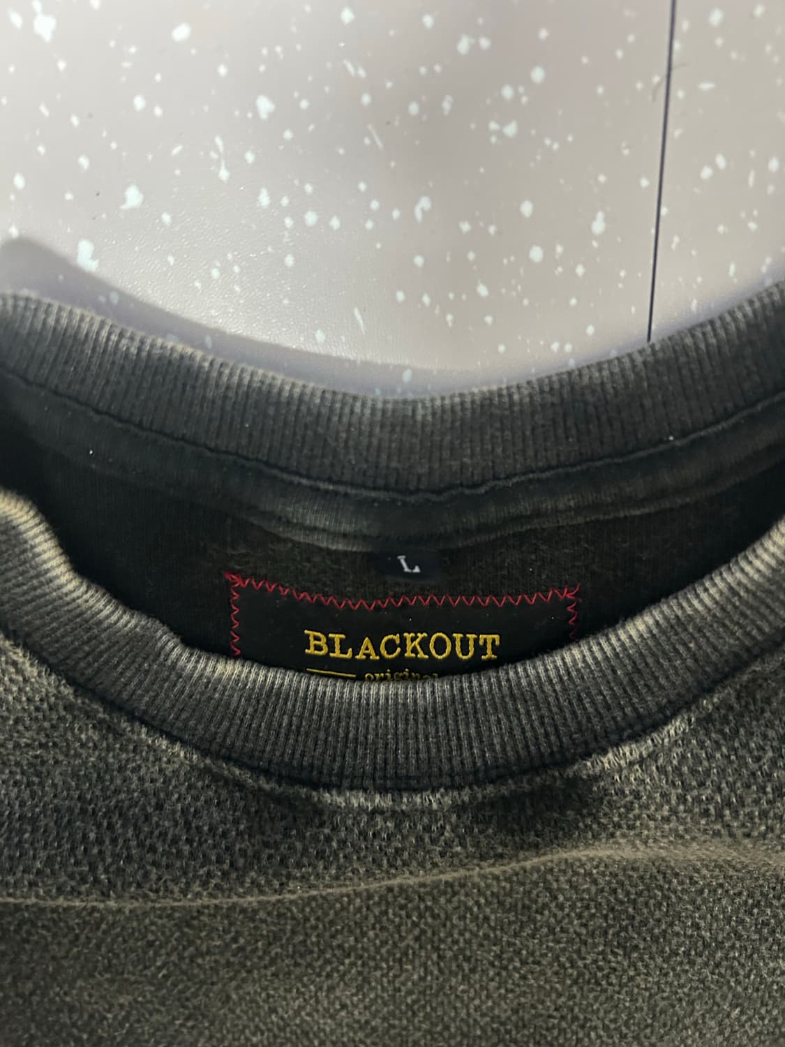 블랙아웃 와플 블리치 롱슬리브 L사이즈 상품이미지3