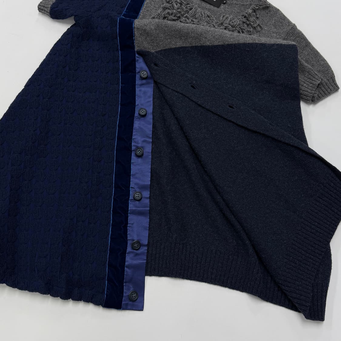 Gomme mixed texture sweater 상품이미지5