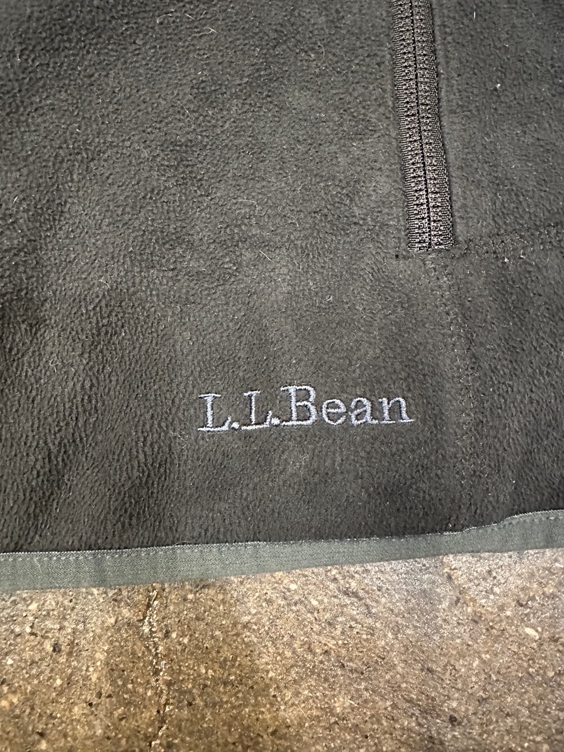 LL Bean 블랙 플리스 자켓 L 상품이미지3