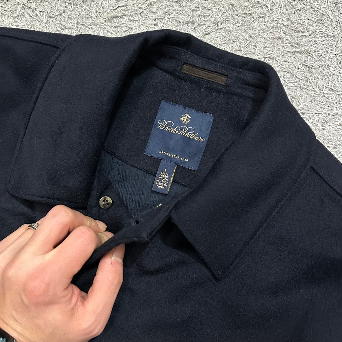 [100] 브룩스브라더스 모직블루종 상품이미지3