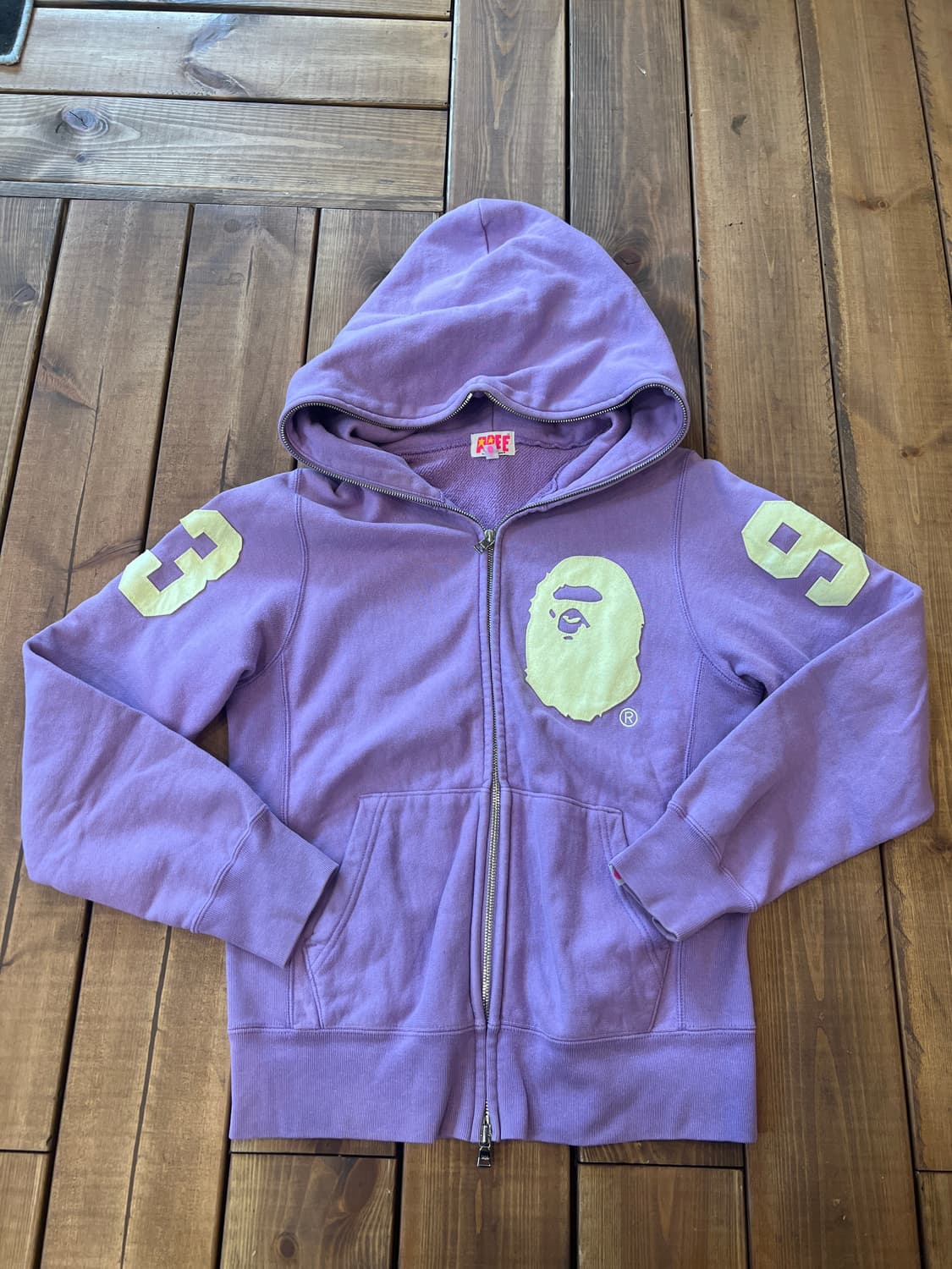 베이프 라벤더 사루 후드집업 상품이미지7